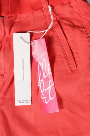 Дамски панталон SH by Silvian Heach, Размер XS, Цвят Червен, Цена 239,00 лв.