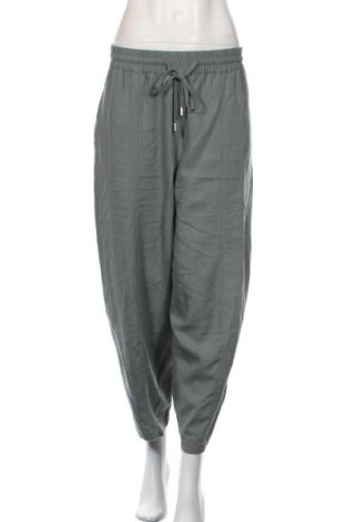 Дамски панталон Zara, Размер M, Цвят Сив, 50% лен, 50% вискоза, Цена 35,00 лв.