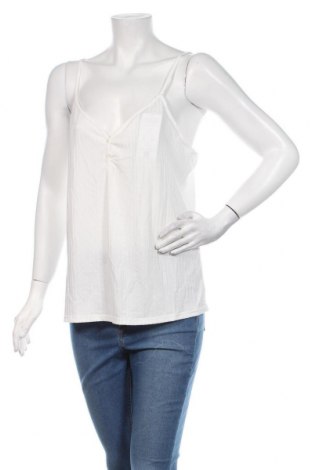 Γυναικείο αμάνικο μπλουζάκι Dorina, Μέγεθος 3XL, Χρώμα Λευκό, 57% μοντάλ, 38% πολυεστέρας, 5% ελαστάνη, Τιμή 12,63 €