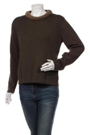 Дамски пуловер Aust, Размер L, Цвят Зелен, 60% вълна, 40% полиакрил, Цена 19,20 лв.