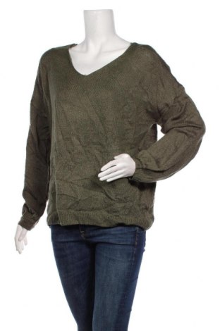 Дамски пуловер Clothing & Co, Размер XL, Цвят Зелен, Акрил, Цена 33,60 лв.