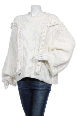 Damenpullover H&M, Größe XS, Farbe Weiß, 95% Polyester, 5% Wolle, Preis 22,27 €