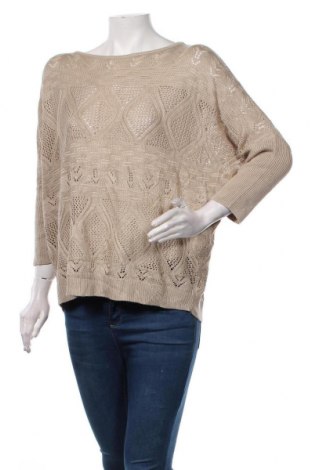 Дамски пуловер New York & Company, Размер L, Цвят Бежов, Акрил, Цена 28,56 лв.