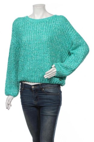 Дамски пуловер Pepe Jeans, Размер S, Цвят Син, 63% полиамид, 37% вискоза, Цена 134,25 лв.
