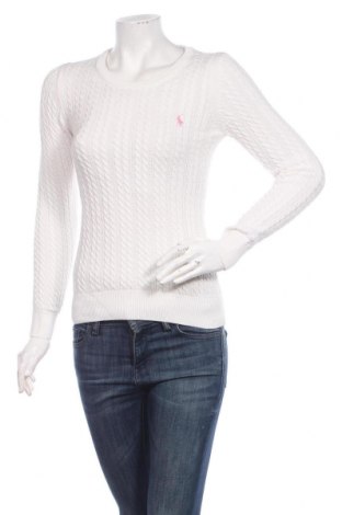 Дамски пуловер Polo By Ralph Lauren, Размер S, Цвят Бял, Памук, Цена 92,40 лв.