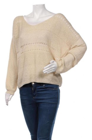 Дамски пуловер Primark, Размер M, Цвят Бежов, 55% акрил, 45% полиамид, Цена 33,60 лв.