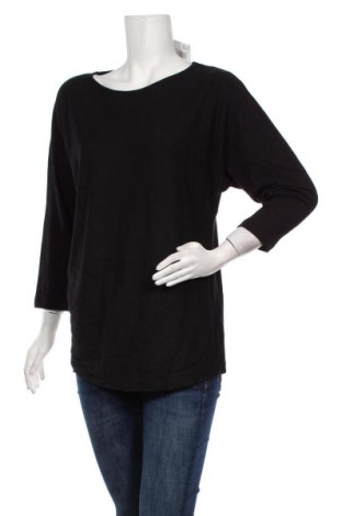 Дамски пуловер Street One, Размер L, Цвят Черен, 42% памук, 42% вискоза, 16% полиестер, Цена 33,60 лв.