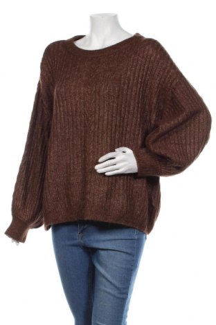 Damski sweter Tchibo, Rozmiar XL, Kolor Brązowy, 54% poliamid, 23% wełna, 23% poliakryl, Cena 88,28 zł