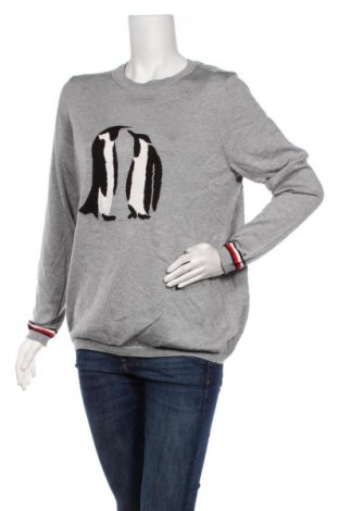 Дамски пуловер Tommy Hilfiger, Размер L, Цвят Сив, Акрил, Цена 51,45 лв.
