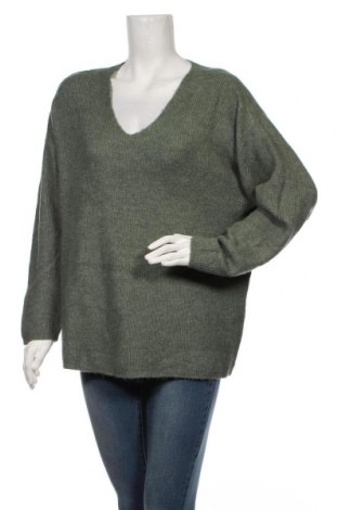 Дамски пуловер Vero Moda, Размер XL, Цвят Зелен, 70% акрил, 27% полиамид, 3% еластан, Цена 23,52 лв.