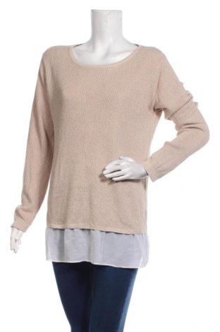 Дамски пуловер Yessica, Размер L, Цвят Кафяв, Цена 30,24 лв.