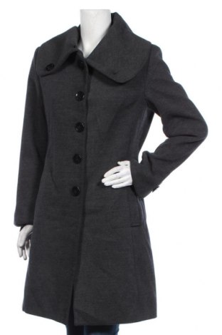Дамско палто Andrews, Размер L, Цвят Сив, 63% вълна, 35% полиестер, 2%, Цена 72,45 лв.