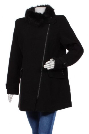 Γυναικείο παλτό Charles Vogele, Μέγεθος XL, Χρώμα Μαύρο, 88% πολυεστέρας, 10% βισκόζη, 2% ελαστάνη, Τιμή 81,84 €
