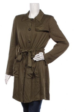 Дамско палто Etam, Размер M, Цвят Зелен, Вискоза, Цена 126,75 лв.