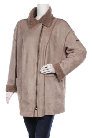 Γυναικείο παλτό Gina Laura, Μέγεθος L, Χρώμα  Μπέζ, Πολυεστέρας, Τιμή 40,11 €