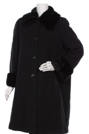 Дамско палто Made In Italy, Размер XL, Цвят Черен, 70% вълна, 20% полиамид, 10% кашмир, Цена 90,30 лв.