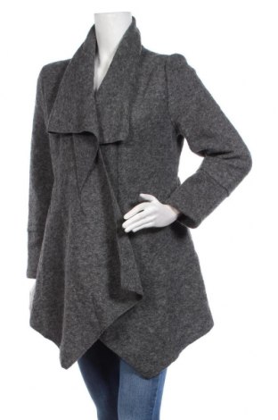 Дамско палто Made In Italy, Размер M, Цвят Сив, 80% вълна, 20% полиестер, Цена 71,40 лв.