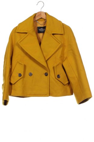 Дамско палто Max&Co., Размер XS, Цвят Жълт, 80% вълна, 20% полиамид, Цена 283,50 лв.