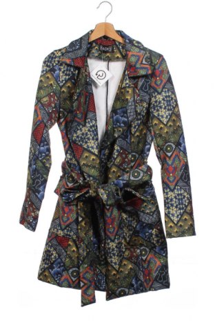Дамско палто Naoko, Размер XS, Цвят Многоцветен, 70% 20% полиестер, 10% кашмир, Цена 59,85 лв.