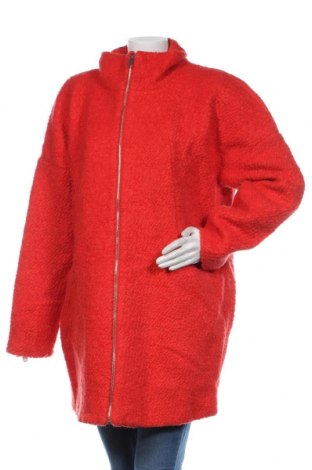 Γυναικείο παλτό Reserved, Μέγεθος XL, Χρώμα Κόκκινο, 55% πολυεστέρας, 45% μαλλί, Τιμή 50,66 €