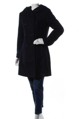 Дамско палто S.Oliver, Размер M, Цвят Син, 55% полиакрил, 40% полиестер, 5% вълна, Цена 89,25 лв.