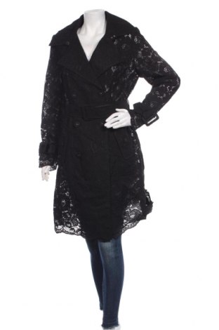 Дамско палто Simorra, Размер M, Цвят Черен, 40% памук, 30% вискоза, 30% полиамид, Цена 405,30 лв.