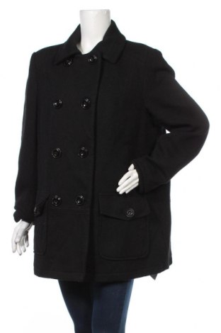 Дамско палто Takko Fashion, Размер L, Цвят Черен, 70% полиестер, 30% вълна, Цена 77,70 лв.
