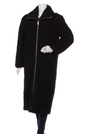 Дамско палто Weekday, Размер S, Цвят Черен, Полиестер, Цена 230,30 лв.
