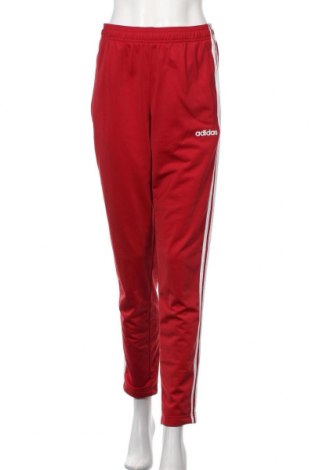 Pantaloni trening de femei Adidas, Mărime S, Culoare Roșu, Poliester, Preț 236,84 Lei