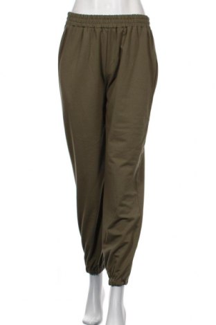 Pantaloni trening de femei Kabelle, Mărime L, Culoare Verde, Bumbac, Preț 268,91 Lei