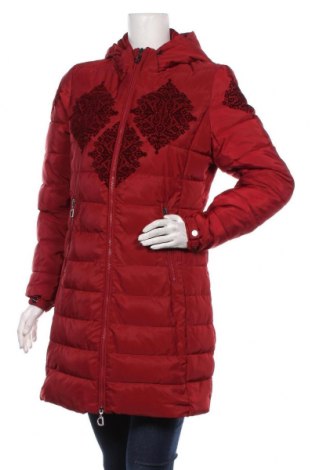 Γυναικείο μπουφάν Desigual, Μέγεθος M, Χρώμα Κόκκινο, Πολυεστέρας, Τιμή 165,85 €