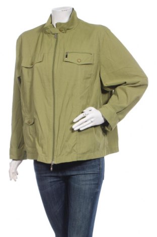 Γυναικείο μπουφάν Gina Laura, Μέγεθος XL, Χρώμα Πράσινο, 65% πολυεστέρας, 35% βαμβάκι, Τιμή 24,29 €