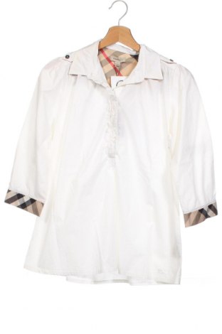 Dziecięca bluzka Burberry, Rozmiar 12-13y/ 158-164 cm, Kolor Biały, Bawełna, Cena 431,41 zł