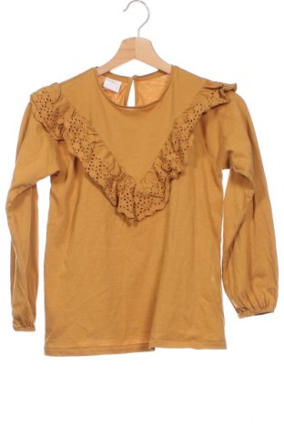 Детска блуза Zara, Размер 11-12y/ 152-158 см, Цвят Кафяв, Памук, Цена 26,00 лв.