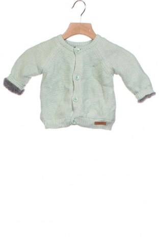 Детска жилетка Noppies, Размер 2-3m/ 56-62 см, Цвят Зелен, Памук, Цена 21,00 лв.