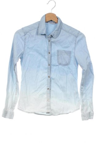 Детска риза Reserved, Размер 11-12y/ 152-158 см, Цвят Син, Памук, Цена 23,00 лв.