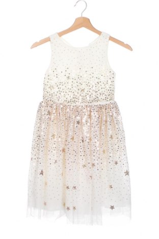 Детска рокля H&M, Размер 7-8y/ 128-134 см, Цвят Бял, Полиестер, Цена 27,00 лв.
