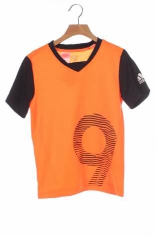 Детска тениска Adidas, Размер 8-9y/ 134-140 см, Цвят Оранжев, Полиестер, Цена 28,00 лв.