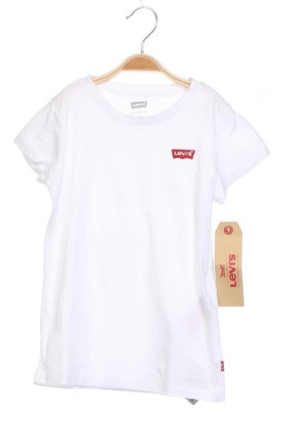 Детска тениска Levi's, Размер 7-8y/ 128-134 см, Цвят Бял, Памук, Цена 35,40 лв.