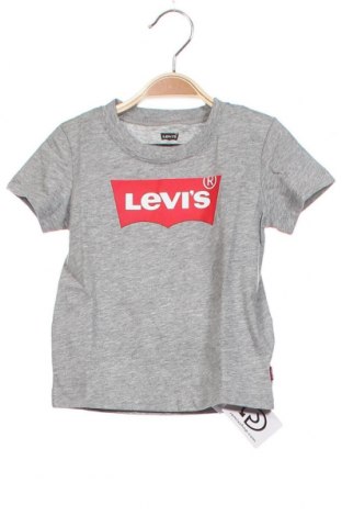 Παιδικό μπλουζάκι Levi's, Μέγεθος 12-18m/ 80-86 εκ., Χρώμα Γκρί, 60% βαμβάκι, 40% πολυεστέρας, Τιμή 18,25 €