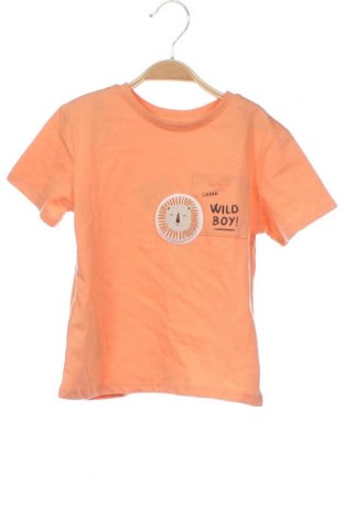 Детска тениска Mango, Размер 3-4y/ 104-110 см, Цвят Оранжев, 100% полиуретан, Цена 20,40 лв.