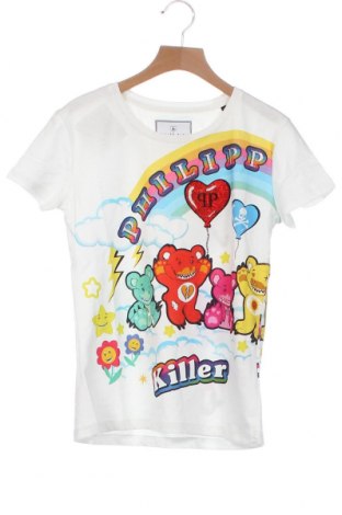 Dziecięcy T-shirt Philipp Plein, Rozmiar 12-13y/ 158-164 cm, Kolor Biały, 100% bawełna, Cena 377,83 zł