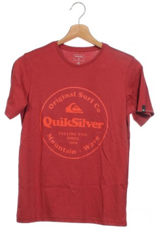 Dziecięcy T-shirt Quiksilver, Rozmiar 11-12y/ 152-158 cm, Kolor Czerwony, Bawełna, Cena 78,37 zł