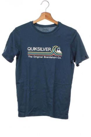 Детска тениска Quiksilver, Размер 12-13y/ 158-164 см, Цвят Син, Памук, Цена 21,00 лв.