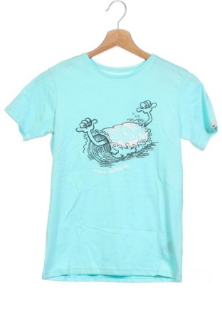 Детска тениска Quiksilver, Размер 9-10y/ 140-146 см, Цвят Син, Памук, Цена 19,50 лв.