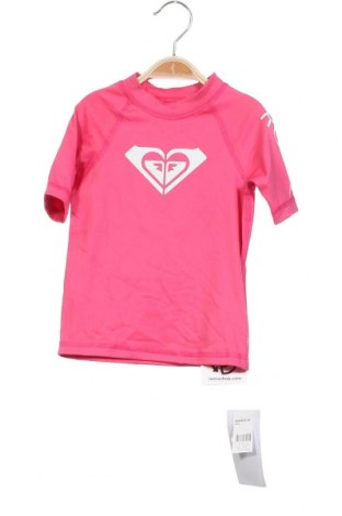 Детска тениска Roxy, Размер 2-3y/ 98-104 см, Цвят Розов, 92% полиестер, 8% еластан, Цена 35,40 лв.