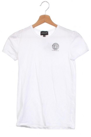 Dziecięcy T-shirt Versace, Rozmiar 13-14y/ 164-168 cm, Kolor Biały, 94% bawełna, 6% elastyna, Cena 366,23 zł
