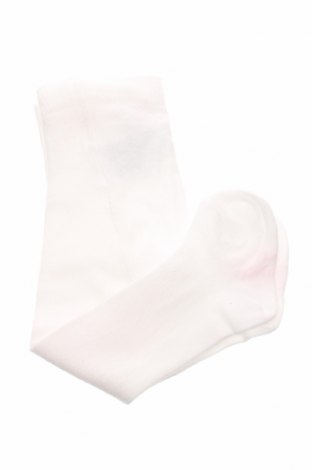 Детски чорапогащи Tutto Piccolo, Размер 2-3m/ 56-62 см, Цвят Бял, 80% памук, 17% полиамид, 3% еластан, Цена 34,50 лв.