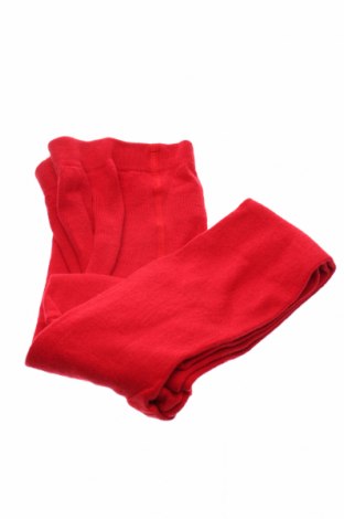 Детски чорапогащи Tutto Piccolo, Размер 9-10y/ 140-146 см, Цвят Червен, 80% памук, 17% полиамид, 3% еластан, Цена 34,50 лв.