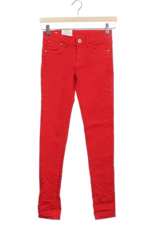 Dětské džíny  Pepe Jeans, Velikost 9-10y/ 140-146 cm, Barva Červená, 98% bavlna, 2% elastan, Cena  287,00 Kč